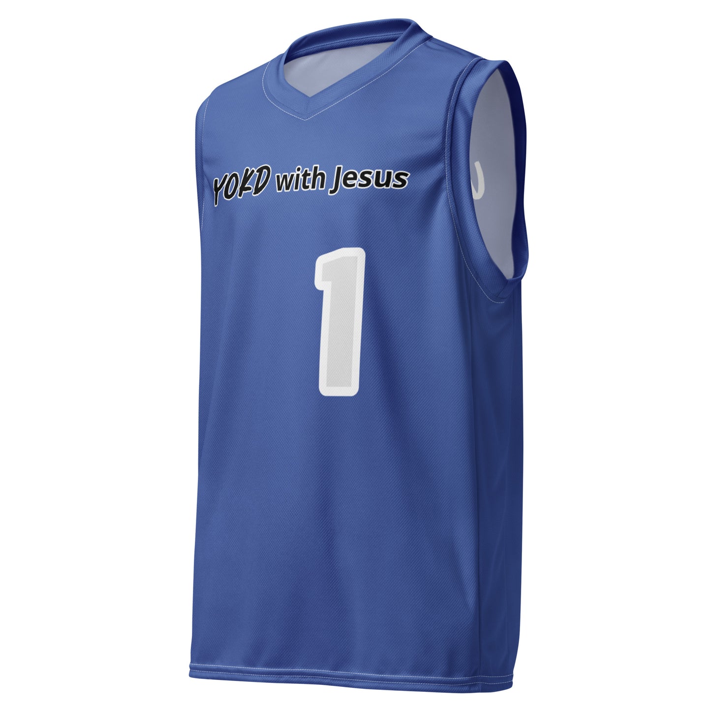 Recycled unisex basketball jersey